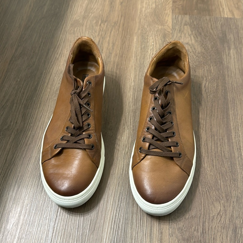 THURSDAY Men’s Premier Low Top Toffee Brown Leather Sneaker